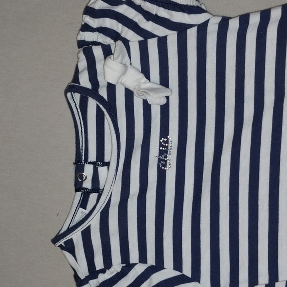 ELLEPI navy/ white chic dress 24 month - Picture 2 of 6